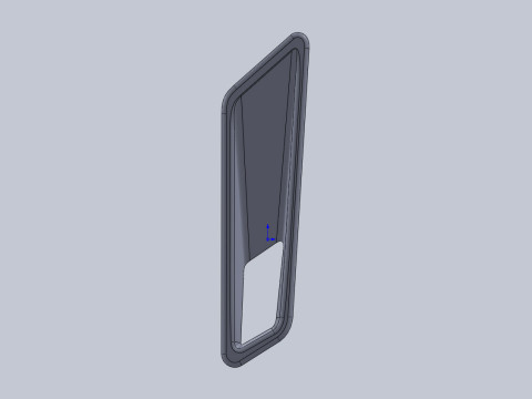 Hood Vents Mercedes W204 C63 AMG small Modelo 3D