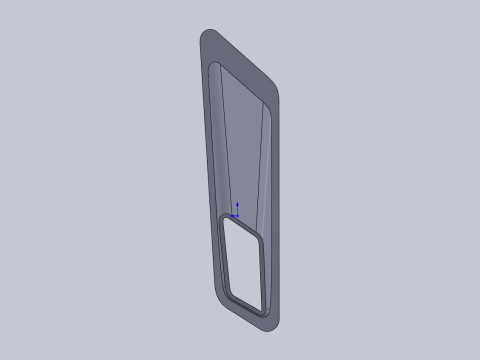 Hood Vents Mercedes W204 C63 AMG small Modelo 3D