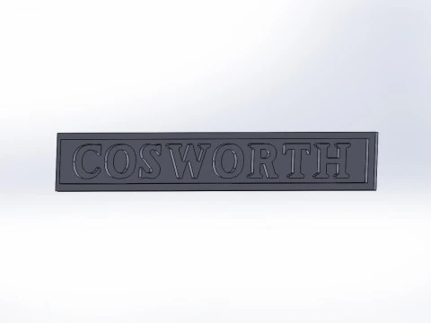 COSWORTH Logo 3D Model