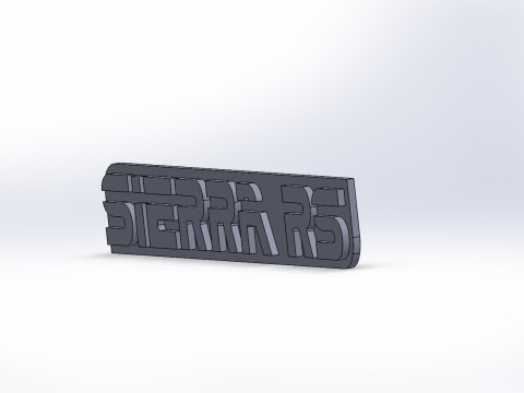 SIERRA RS Logo Modèle 3D