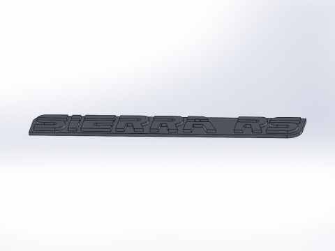 SIERRA RS Logo Modèle 3D