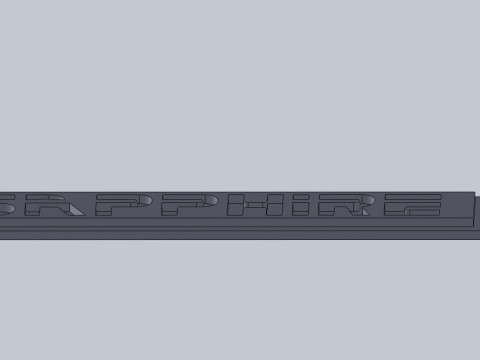 SAPPHIRE Logo Modelo 3D
