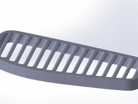 Grilles in the hood Sierra mk-3 cosworth 3D-Modell