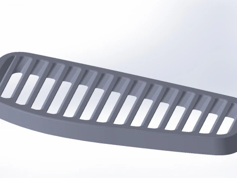 Grilles in the hood Sierra mk-3 cosworth 3D Model