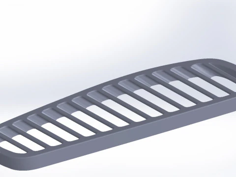 Grilles in the hood Sierra mk-3 cosworth 3D Model