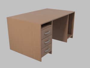 Computer table 3Dモデル