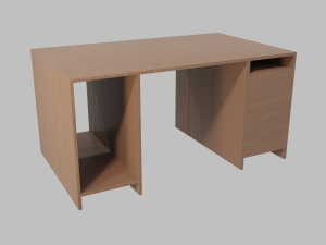 Computer table 3Dモデル