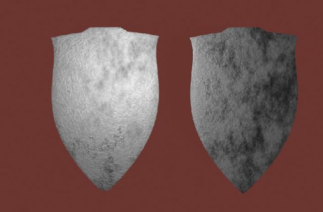 Metal shield 3D Model .c4d .max .obj .3ds .fbx .stl .blend 