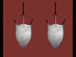 Escudo espada Modelo 3D