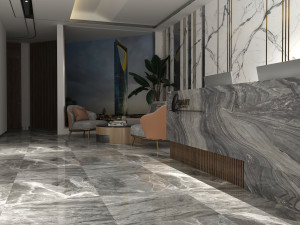 Professional Company reception design 3d Modelo 3D