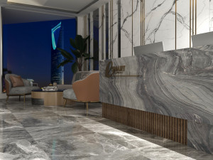 Professional Company reception design 3d Modelo 3D