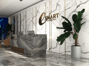 Professional Company reception design 3d Modelo 3D