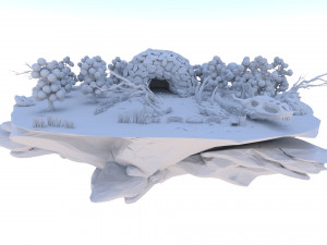 Fantasy environment set pack 3D 모델