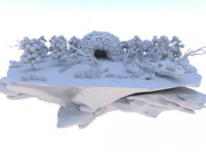 Fantasy environment set pack 3D Model
