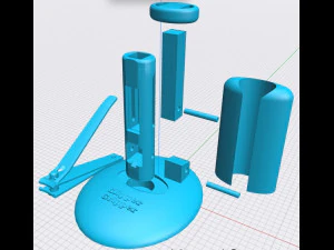 桌面剪钳 3D 打印模型