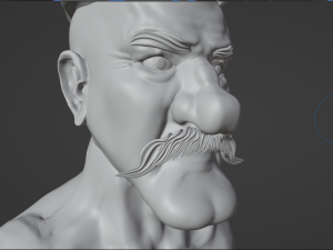 Portrait for print Modelo 3D
