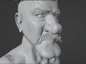 Portrait for print 3D Model