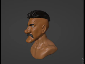 Portrait for print 3D Model