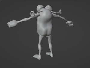 FROG 3D 3D Model
