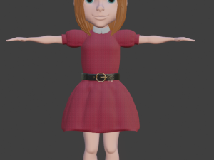 The girl 3D Model