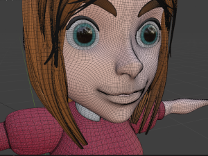 The girl 3D Model