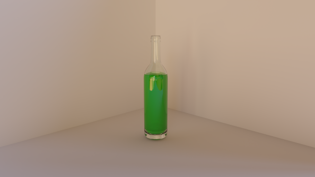 Bottle 3D Model .c4d .max .obj .3ds .fbx .stl .blend 