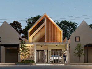 Scandinavian house 3D Model