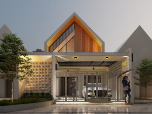 Scandinavian house Modèle 3D