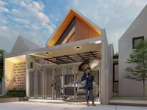 Scandinavian house Modèle 3D