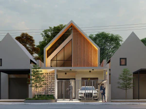 Scandinavian house 3D Model