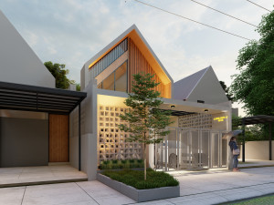 Scandinavian house Modèle 3D