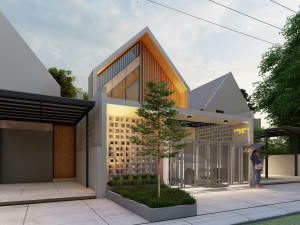 Scandinavian house Modèle 3D