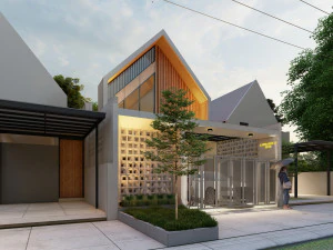 Scandinavian house 3D Model