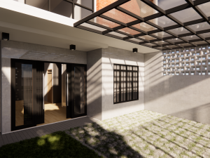 Scandinavian house Modèle 3D
