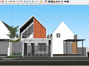 Scandinavian house Modèle 3D