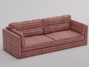 Sleek and Stylish Modern Sofa - High-Quality with Texture Pack 3D Model