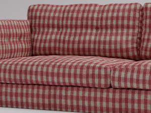 Strakke en stijlvolle moderne bank - Hoge kwaliteit met textuurpakket 3D Model