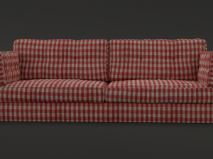 Sleek and Stylish Modern Sofa - High-Quality with Texture Pack 3D 模型