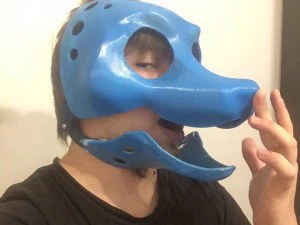 Fursuit Dog Head Base 3D Print Model