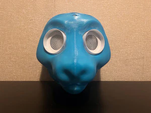 Fursuit Dog Head Base 3D Print Model