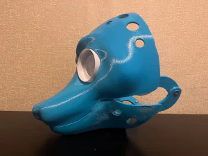 Fursuit Dog Head Base 3D Print Model