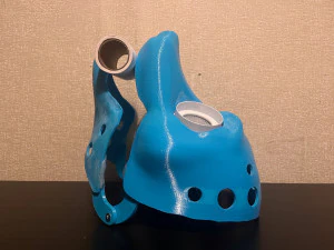 Fursuit Dog Head Base 3D Print Model
