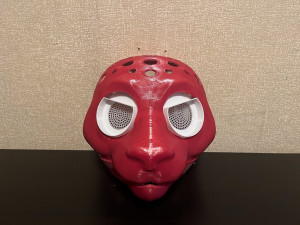 Fursuit Cat Head Base 3Dプリントモデル