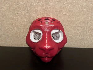 Fursuit Cat Head Base 3D Print Model