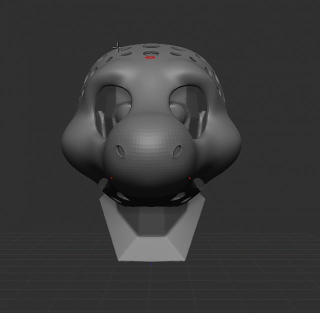 Fursuit Head Base Angel Dragon 3D प्रिंट मॉडल .c4d .max .obj .3ds .fbx .stl .blend 