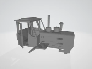 Trakt&ouml;r g&ouml;vdesi htz t-150k 3D Baskı Modeli