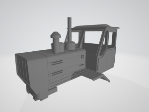 Tractor body htz t-150k 3D Print Model