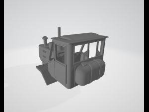 Tractor body htz t-150k 3D Print Model