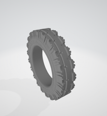 Agricultural tire B-103 3D प्रिंट मॉडल .c4d .max .obj .3ds .fbx .stl .blend