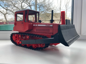 RC BULLDOZER DT-75 POSTMAN 1-16 SCALE 3D Print Model